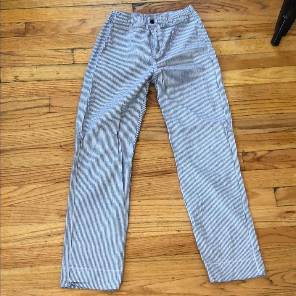 Brandy Melville cropped striped pants